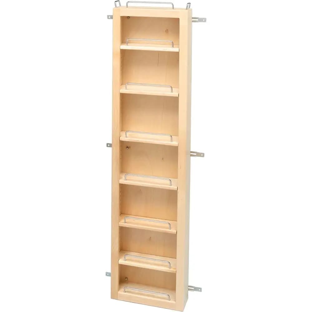 Wooden Base Cabinet Door Shelf Organizer
