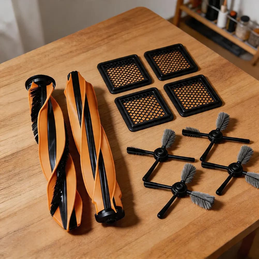 12 spazzole principali, spazzole laterali con filtri per Mova Z60 Ultra/per Pro Roller Full-Function/Robot aspirapolvere autonomo