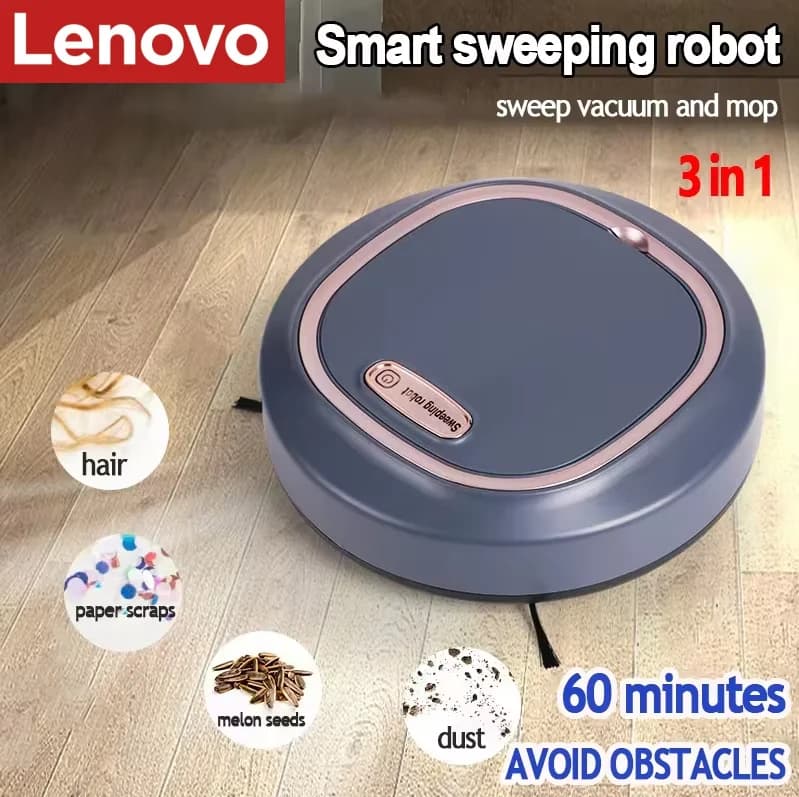 Xiaomi Smart Sweeping Robot Mini Silent Vacuum Cleaner Sweep Mop Brushes Intelligent Cleaning Machine Multifunction Three in One