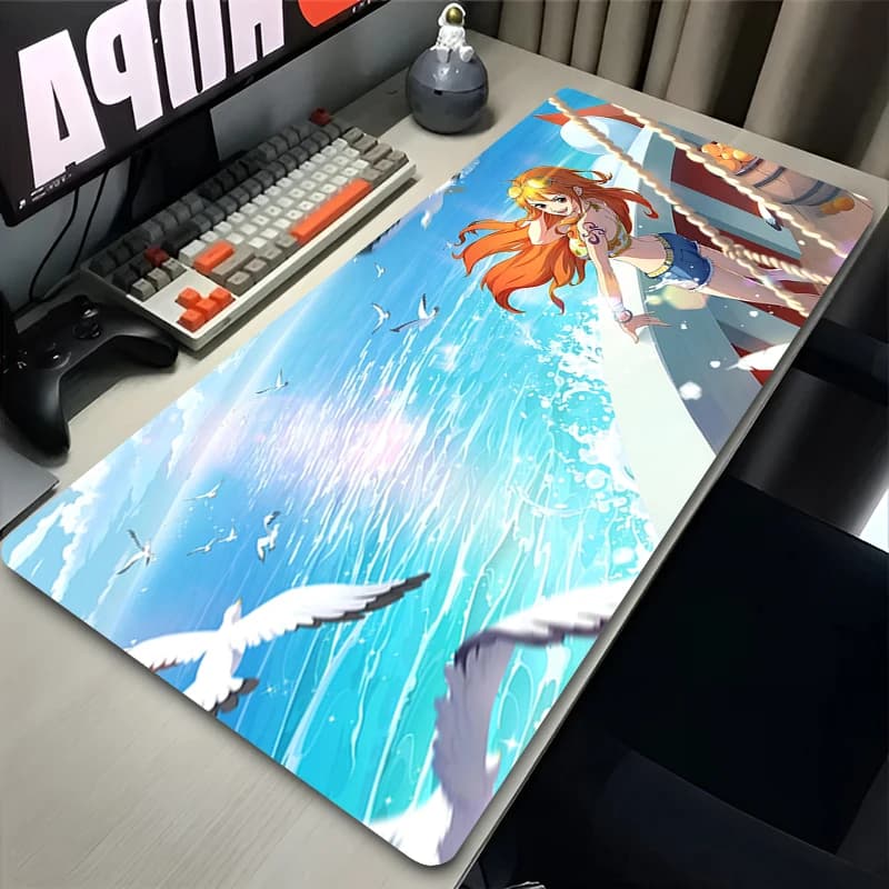 Anime Gaming Speed Mouse Pad O-one P-piece Nami Gamer Office Laptop xxl Cabinet Mouse Mat Tastiera Mousepad Computer Scrivania Zerbino