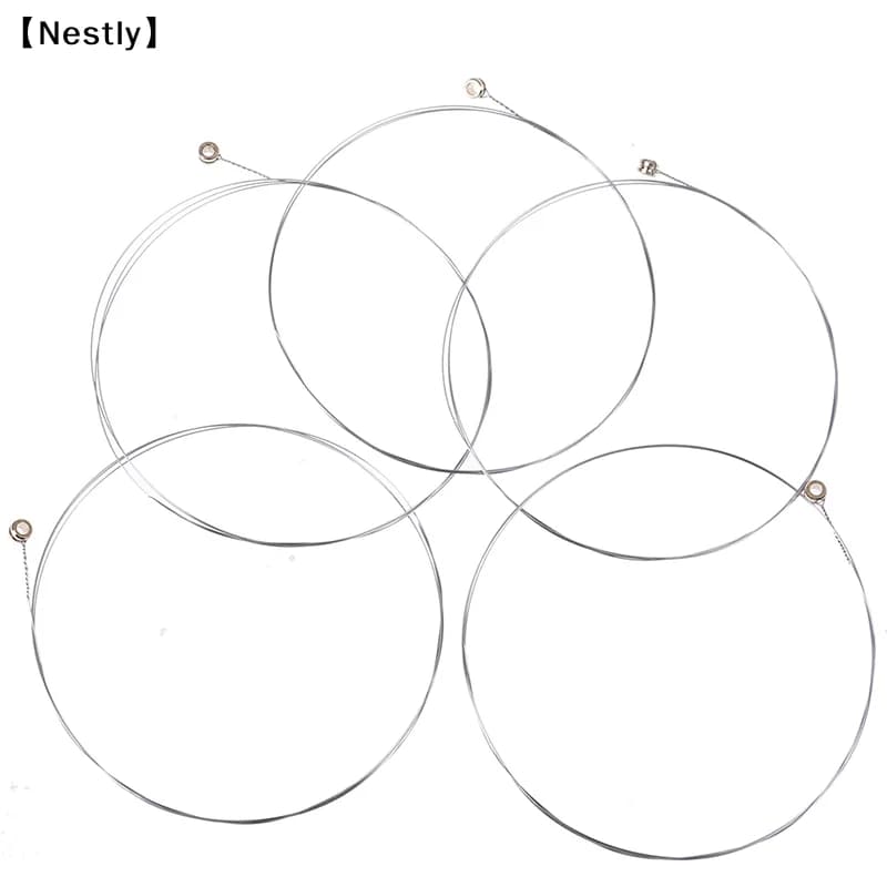 5 Pcs Tone steel strings E-1 for acoustic guitar〔Nest〕