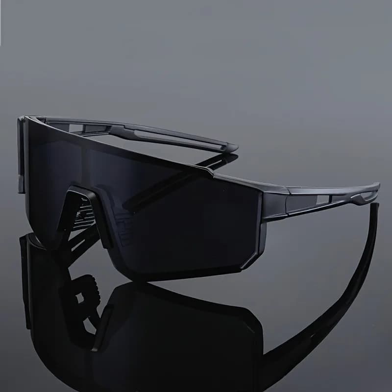 New Men's Sports Glasses with Large Montatura, Sunglasses for Bicycle and Mountaineering, Fashionable Sunglasses for Men and Women