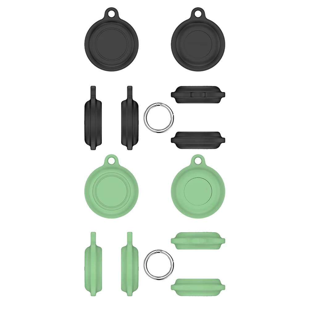 Custodia in silicone per Motorola Moto Tag, impermeabile, con portachiavi, per collare di cane, bagagli e chiavi