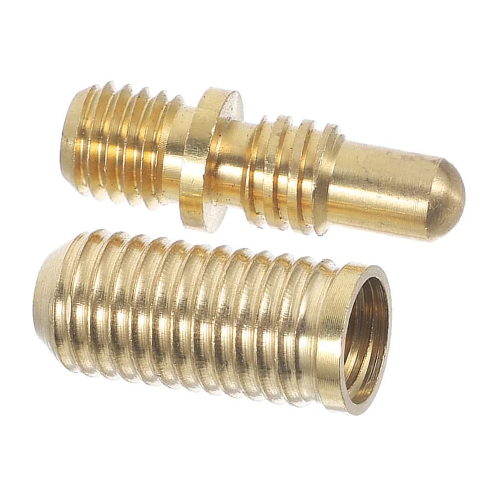Set di viti per giunti stecche da biliardo in rame resistente, ricambi per prolunghe stecche da biliardo, connettori per giunti da snooker, viti in rame per impieghi gravosi