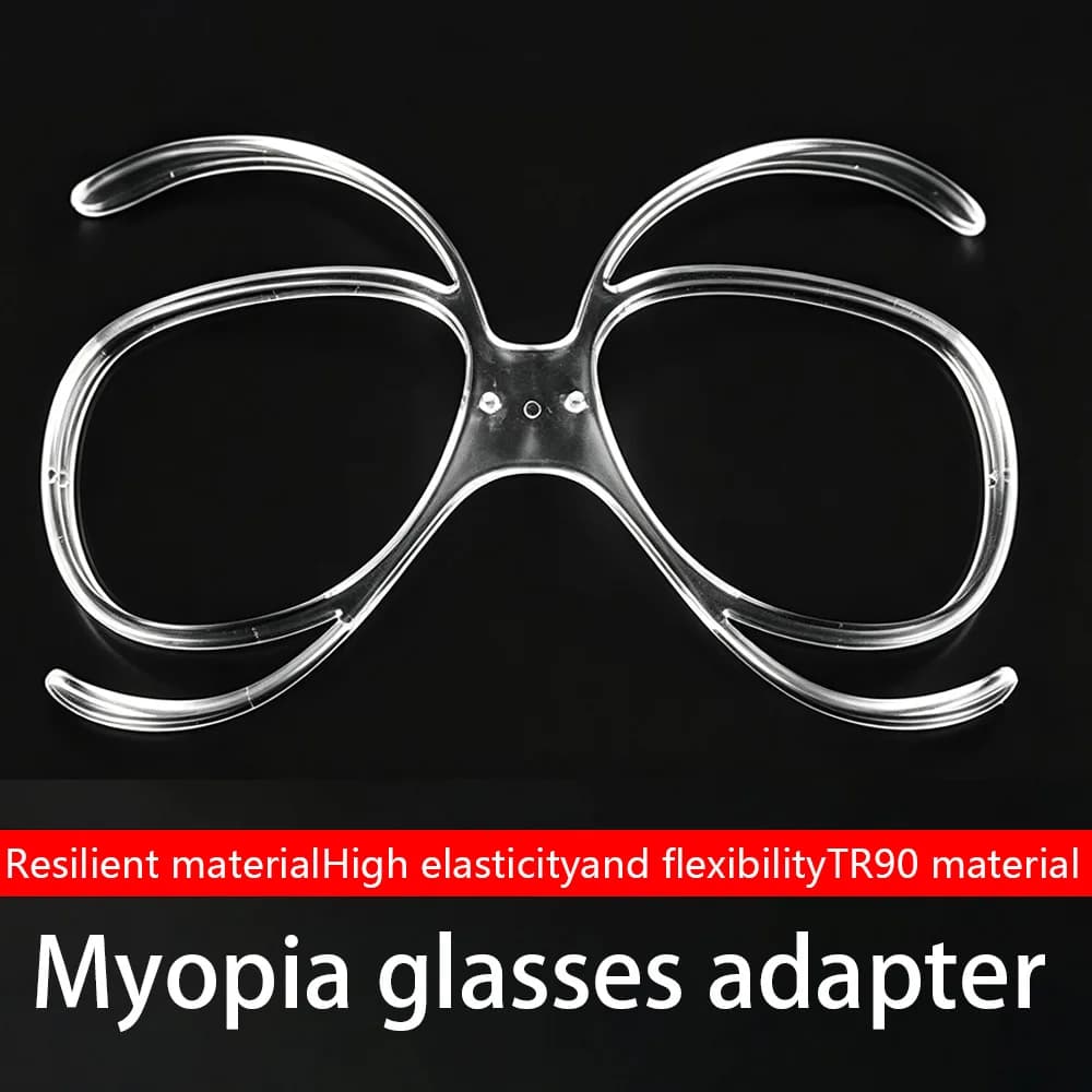 Flexible Cold‑Resistant Ski Goggle Myopia Frame TR90, Adults & Kids, Snow Sport Cycling Quick‑Install Inner Lens Insert