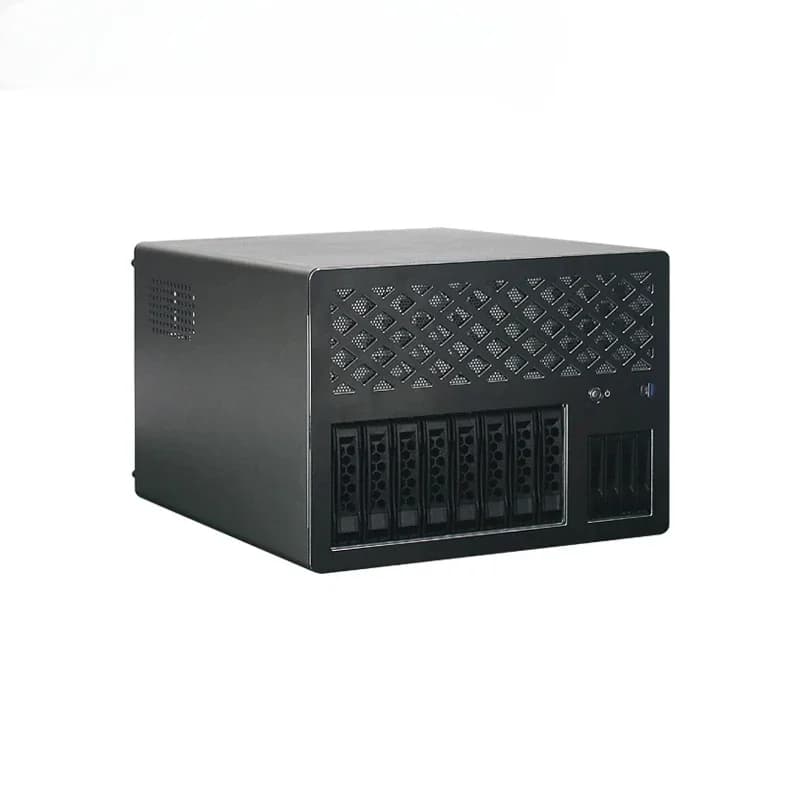 NAS H8-Nvme U.2 Disk Storage Server Half Height PCIE Card Slot ATX Motherboard ATX Power Hot