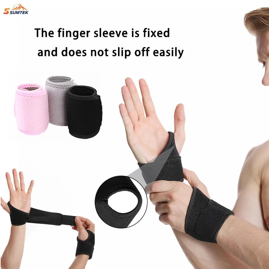 Supporti per Polso, Fascia Compressiva Reversibile per Distorsioni, Sindrome del Tunnel Carpale, Adatta sia per Mano Destra che Sinistra