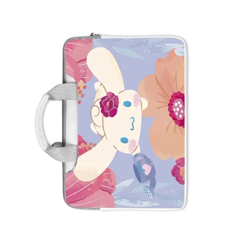 Borsa per Laptop Hello Kitty Kurome con Motivo Cinnamon, per Computer Portatili da 12 13 13.3 14 15 15.6 16 Pollici, Borsa per MacBook, Regalo per le Feste