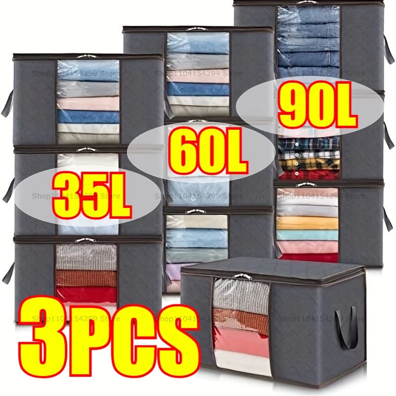 Armadio guardaroba Organizzatori di vestiti Scatole portaoggetti per abbigliamento Portaoggetti per borse Porta coperte Portaoggetti pieghevole Contenitore per biancheria da letto