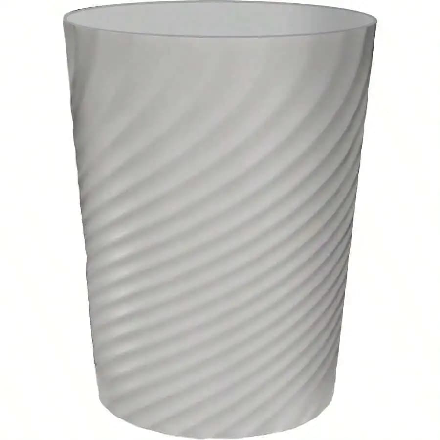 1.8 Gallon Slim Trash Can Wastebasket Recycling Bin For Bathroom Office Bedroom Kitchen