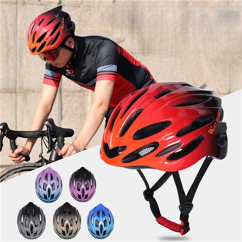 Ultralight Cycling Helmet, Bike Helmet with Integrated Modeling, Multicolor, for Men and Women, Safety Equipment for Cycling