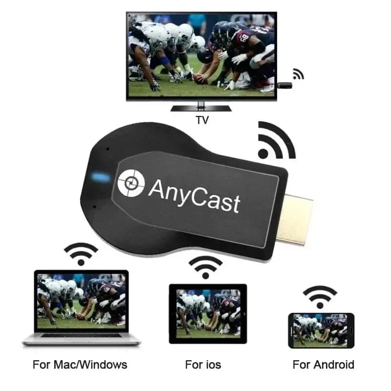 M9 Plus Wireless Miracast for AnyCast for IOS WiFi Display 4K 1080P Dongle TV HDMI-compatible DLNA Airplay receiver