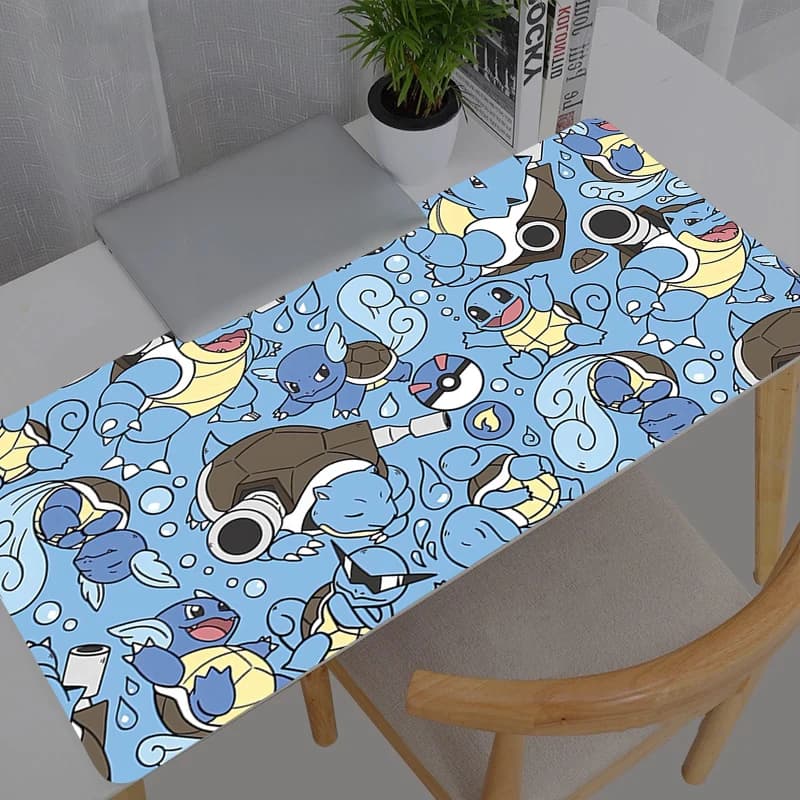 Tappetino per Mouse Professionale per E-sports, Gamer, Pokemon Pikachu, Tappetino da Scrivania in Gomma per PC Gaming e Notebook, 800X300