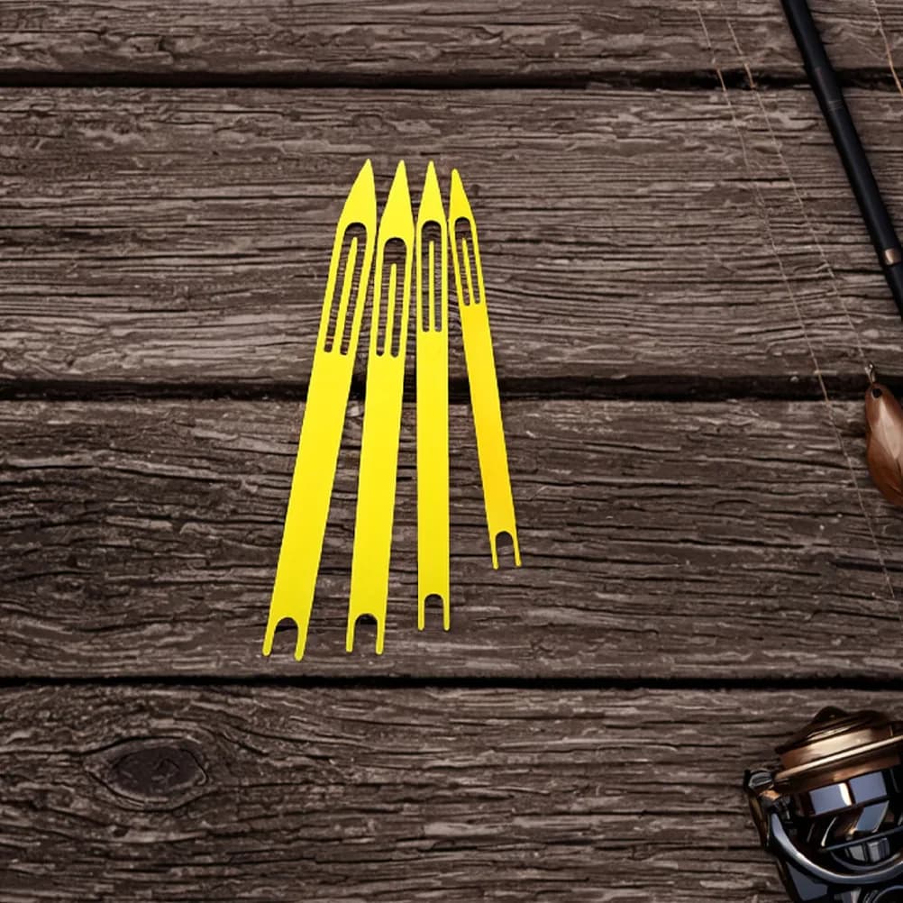 Kit di Riparazione per Reti da Pesca, 40 Pezzi, Navette in Plastica Leggere per Riparare e Tessere Reti da Pesca