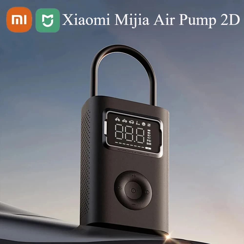2025 Nuovo Xiaomi Norma Mijia Compressore D'aria 2D Portatile Universale Pompa di Aria Elettrica 2D Sensore di Pneumatici Mi Tesoro Gonfiabile 2D per Auto
