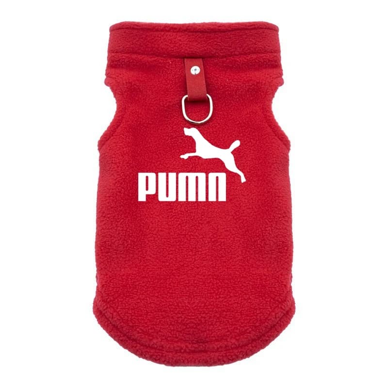 Gilet per imbracatura per vestiti per cani Piccoli cappotti in morbido pile Autunno Inverno Cani caldi Abbigliamento per animali domestici Pullover di marca