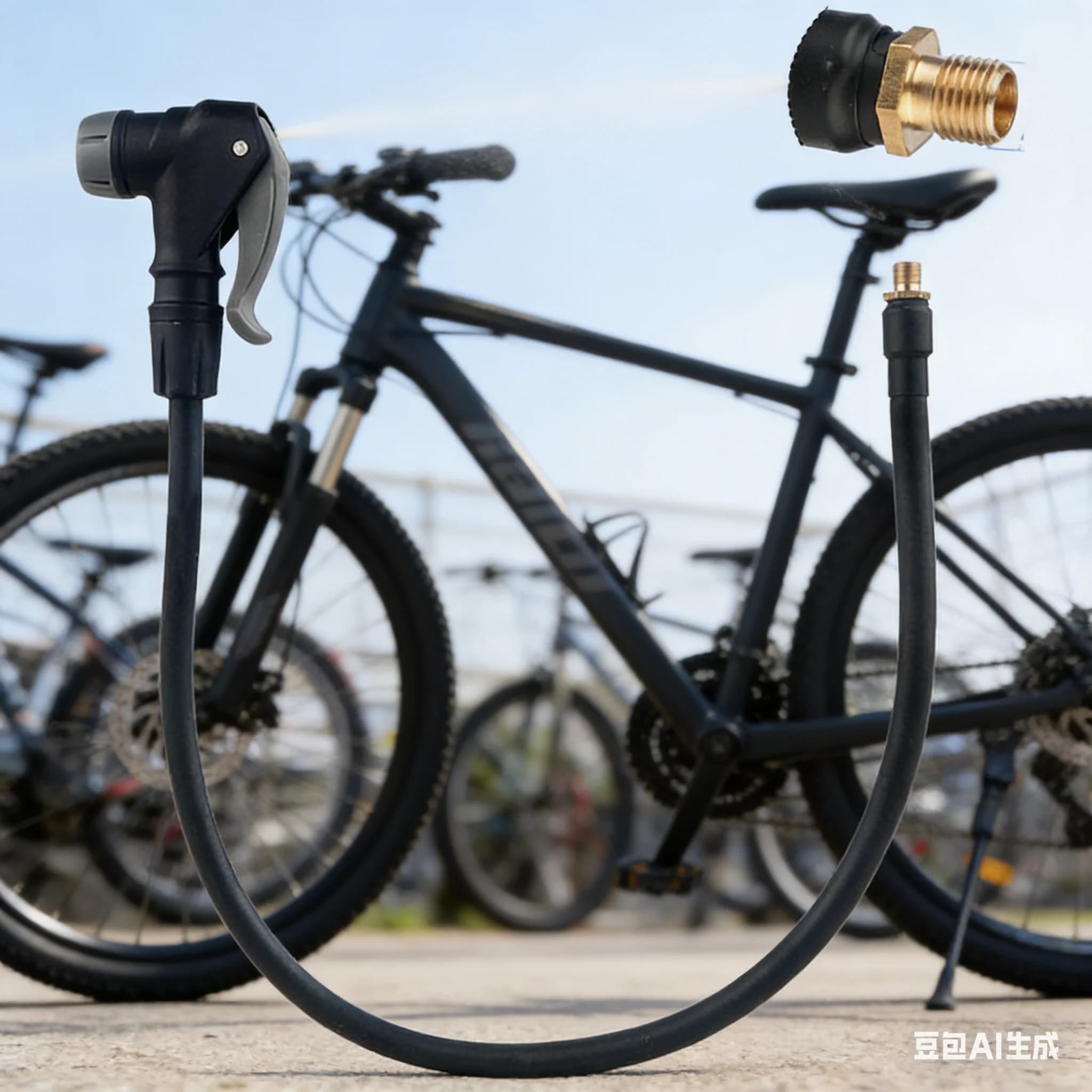 Adattatore per valvola pompa bici 20/30/50cm, prolunga per pompa ad aria, testa di conversione per tubo gonfiabile PRESTA, accessori di ricambio