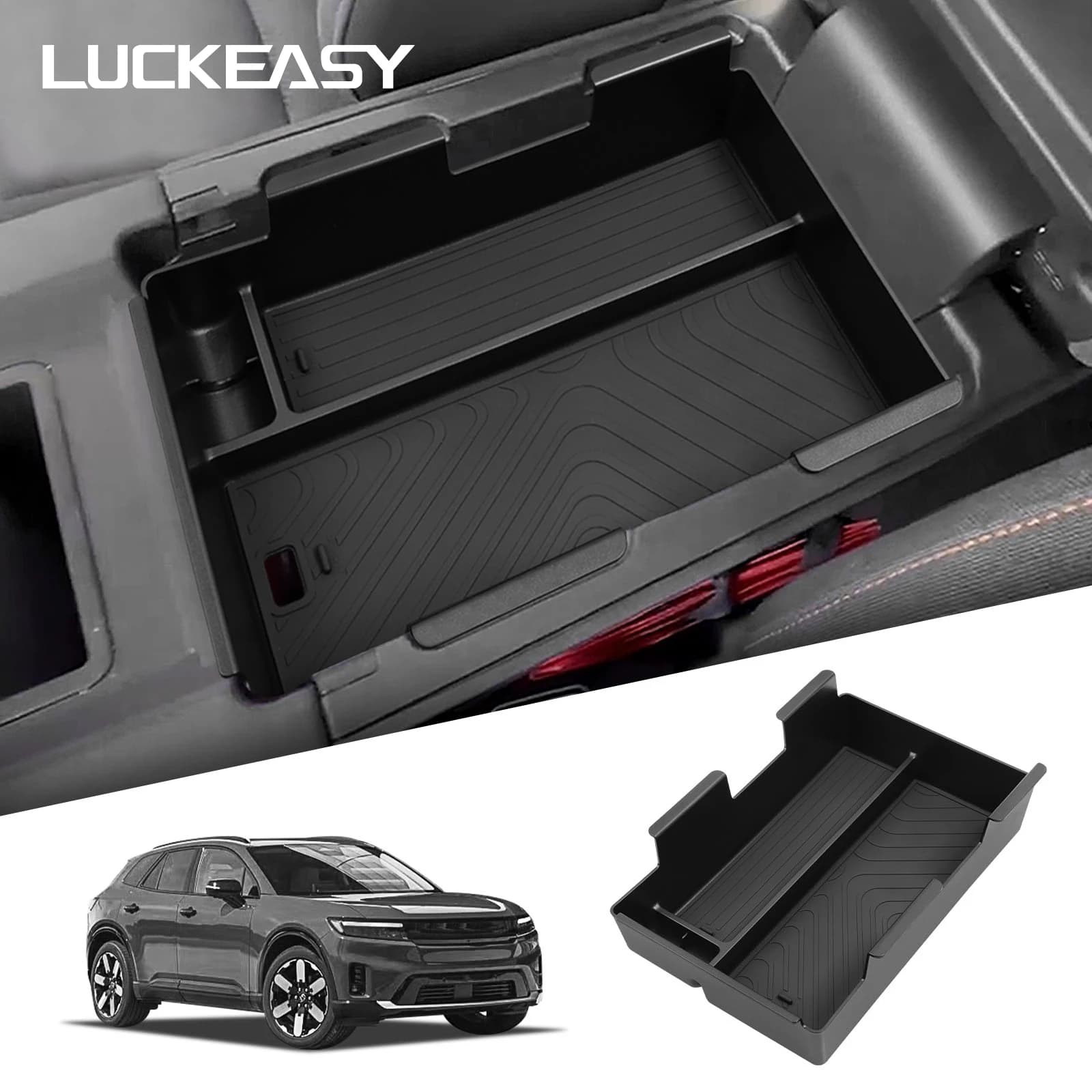 Per Honda Prologue/Acura ZDX 2024 2025: Scatola portaoggetti per bracciolo console centrale, accessori, organizer e vassoio contenitore per auto