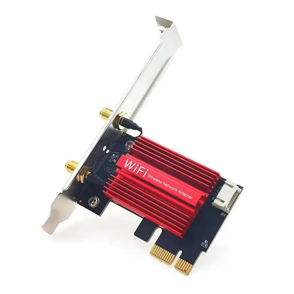 Scheda di rete wireless WiFi 5 Dual Band 2.4G/5GHz PCIE Adattatore WiFi Antenna Adattatore WiFi USB rotante per computer/telefono/tablet