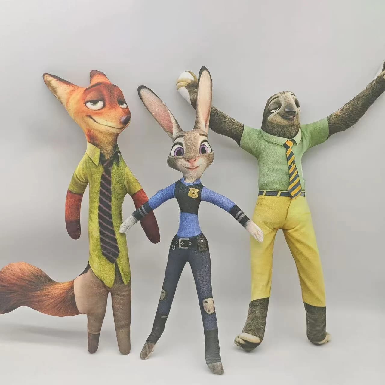Zootopia 2 Peluche Periferiche Anime Judy Coniglio Bambola astratta Liberamente pieghevole Decomprimere Volpe Nick Peluche Bambola Giocattolo di accompagnamento