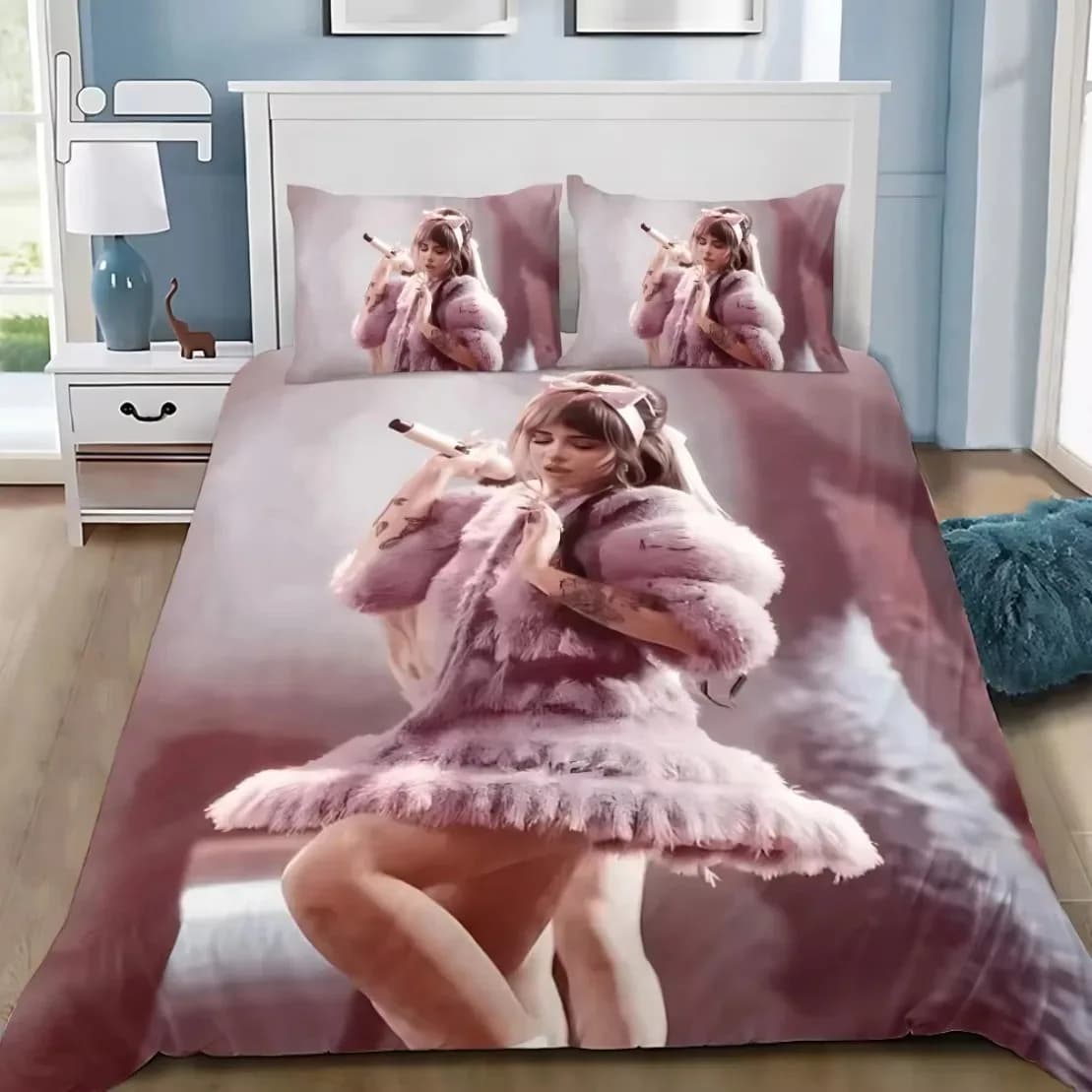 Copripiumino Melanie Martinez 3D Squisita casa delle bambole Stampa digitale Set di biancheria da letto Trapunte Letto Decorazioni per la casa per bambini Regalo per ragazze