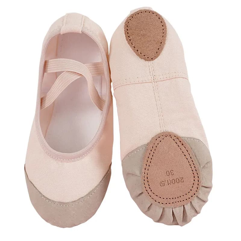 Scarpe da ballo per ragazze per donna ballerine ballerine da donna in tela con suola morbida pantofole da ballo per bambini pratica scarpe da ballo