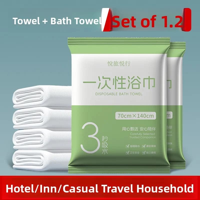 Bathroom towel Disposable Thickness & Large, Special Travel Set for Hotel, Towel/Bathroom Towel/Woman Towel, Home Textile