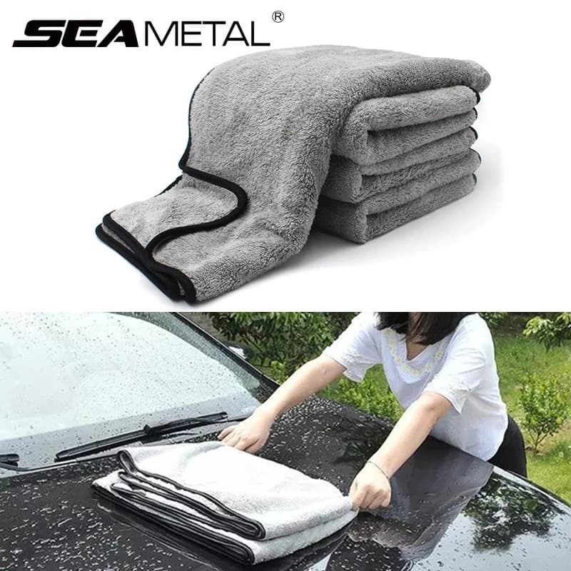 SEAMETAL Microfiber Car Wash Towel Ultra Soft Car Cleaning Towel Highly Absorbent Towel for Car Details