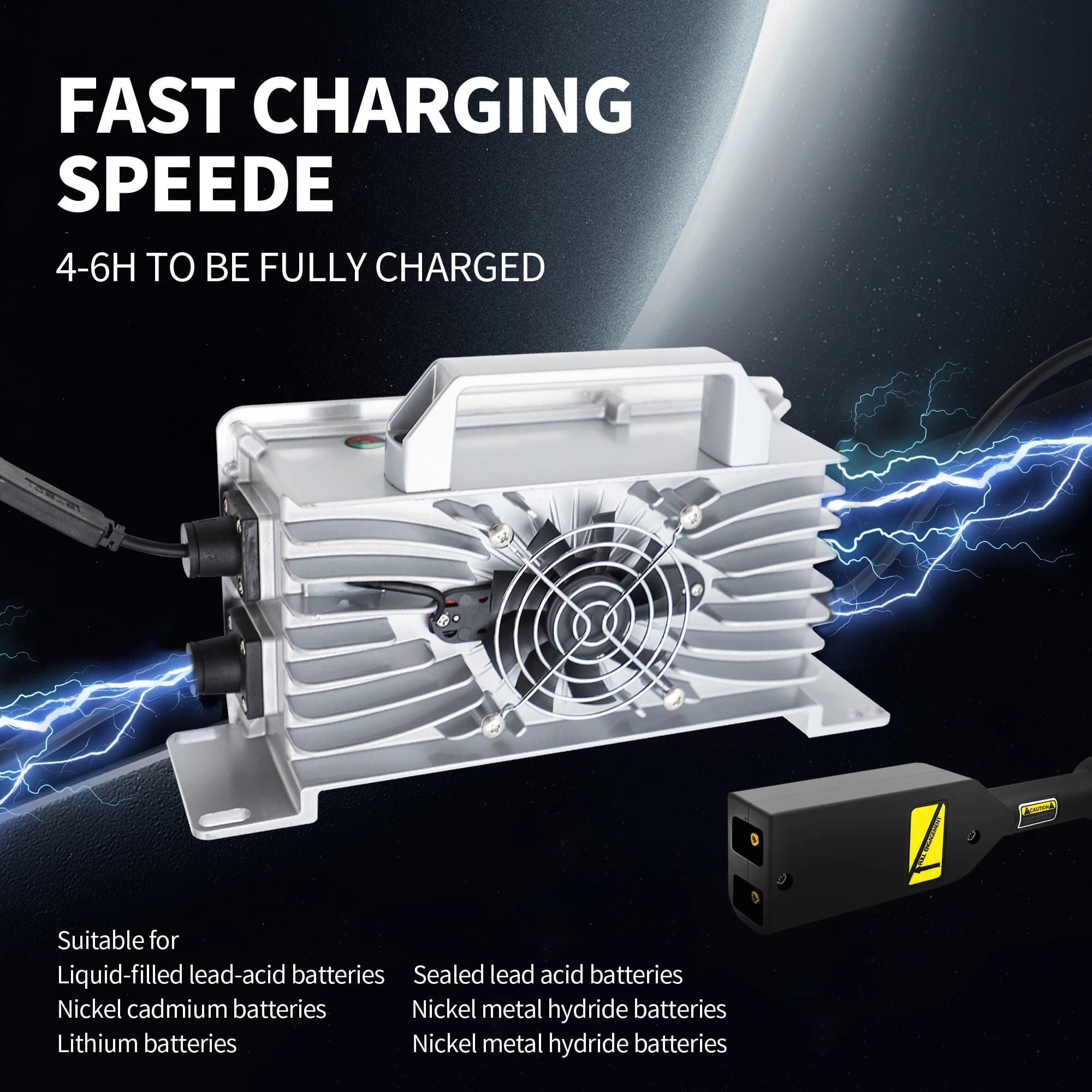 Caricabatterie per Golf Cart 36 Volt 18 Amp 28115G01, 28115G03, 28115G04 per Caricabatterie EZGO TXT Medalist Power Wise