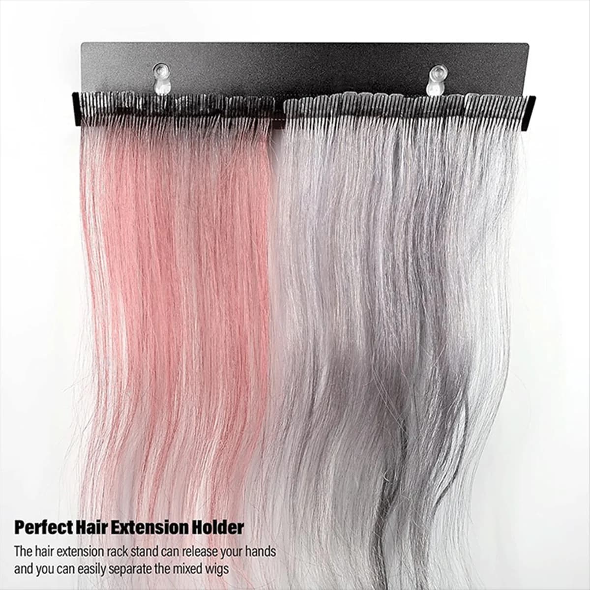 ABNP Gancio per extension per capelli per styling Lavaggio Asciugatura Intrecciatura Espositore per estensioni dei capelli per trame clip-in Topper per capelli