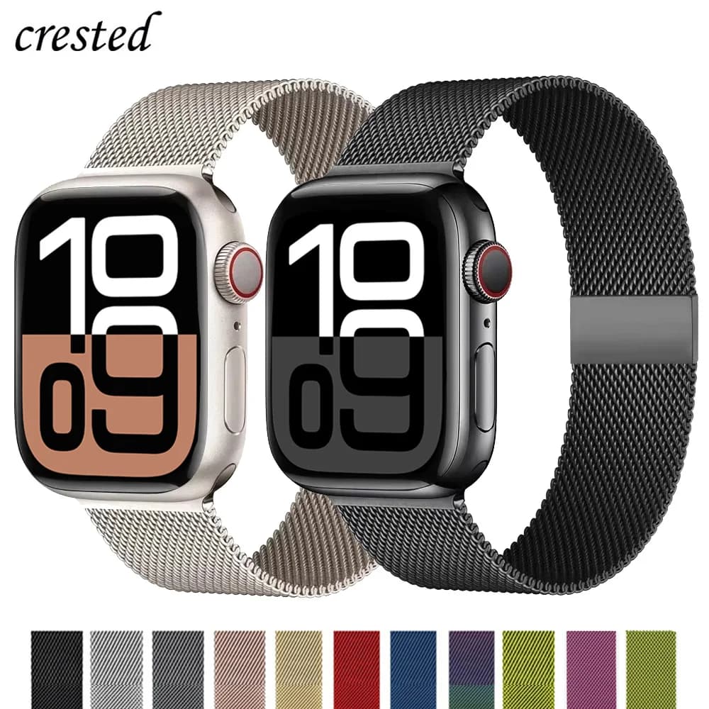 Cinturini magnetici per cinturino Apple Watch 44mm 40mm 45mm 46mm 49mm 42mm 41mm Bracciale cintura iWatch Series 11 10 9 8 7 6 5 SE Ultra 3/2
