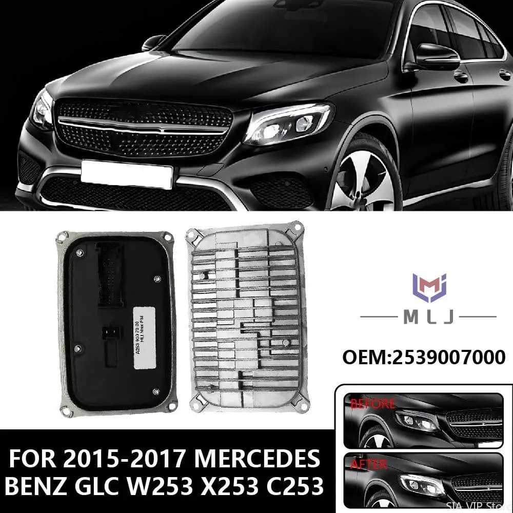 For Mercedes Benz GLC W253 X253 C253 2015-2017 OE 2539007000 Headlight Control Unit Led Headlamp Module Ballast A2539007000