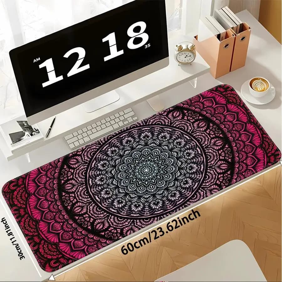 Bohemian Style Pattern Mouse Pad Computer Laptop Pad Desk accessories Game Console Pad Keyboard Mouse Pad office Pad Anti slip