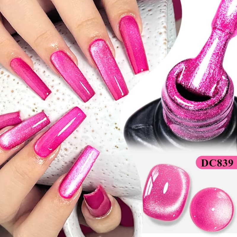 Smalto per unghie gel magnetico Moonlight Crystal Cat da 7 ml Serie Sea Blue Jelly Glitter Gel UV Smalto Soak Off Summer Nails Manicure