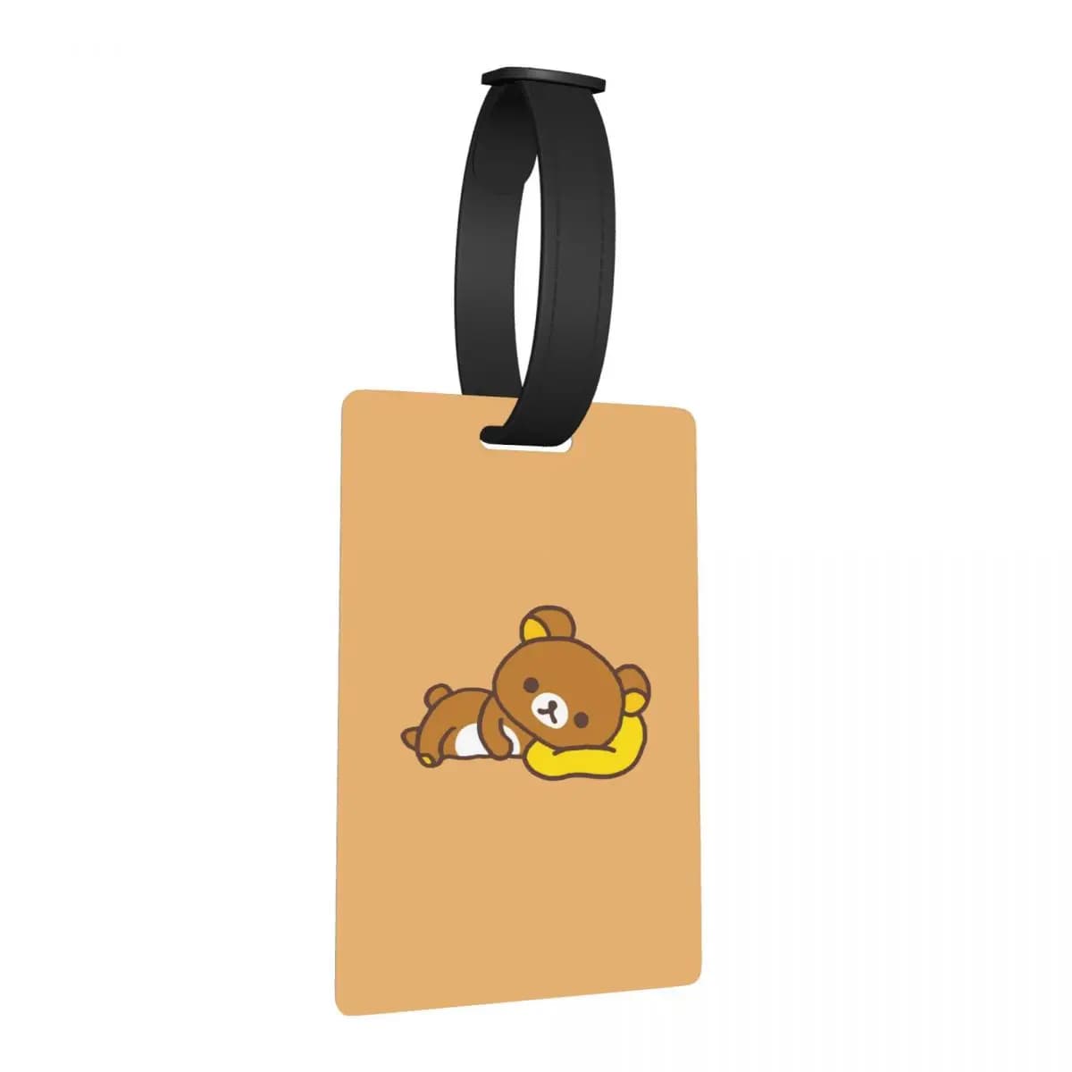 Etichette per Bagagli Rilakkuma, Accessori per Valigie, Tag per Bagagli da Viaggio, Porta Etichetta con Nome e Indirizzo