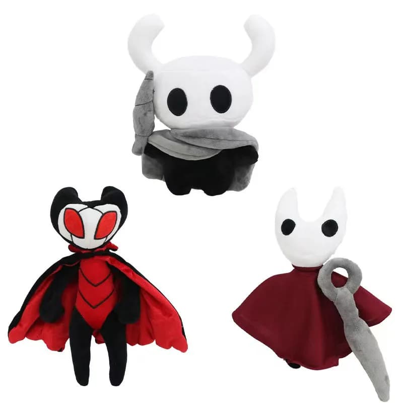Nuovo Peluche Hollow Knight, Bambola di Peluche Morbida, Giocattolo Regalo per Bambini e Ragazzi, Regali di Natale