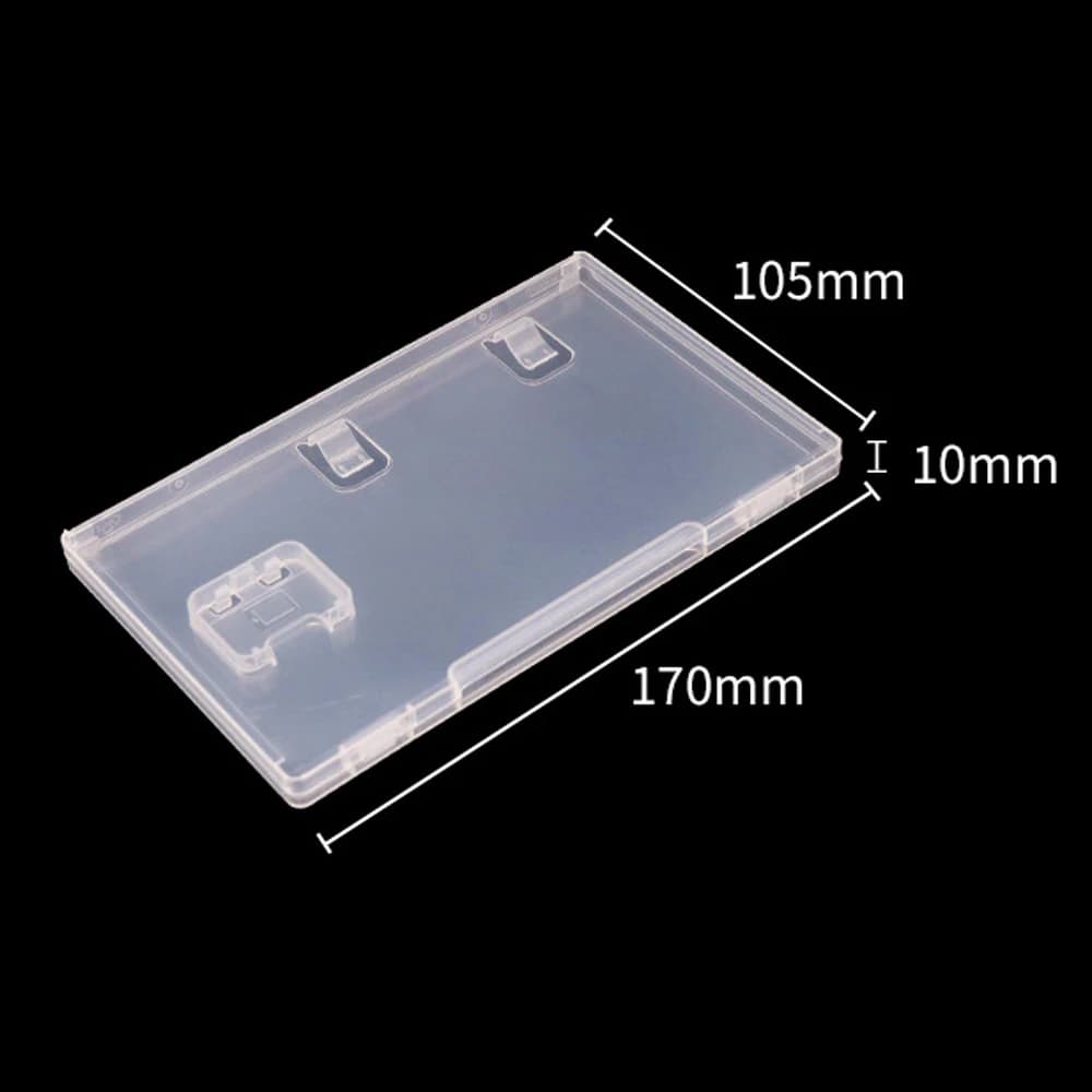 Custodia trasparente per scatola di immagazzinaggio di carte da gioco Shell per Switch /S con supporto per libro per copertina inserita