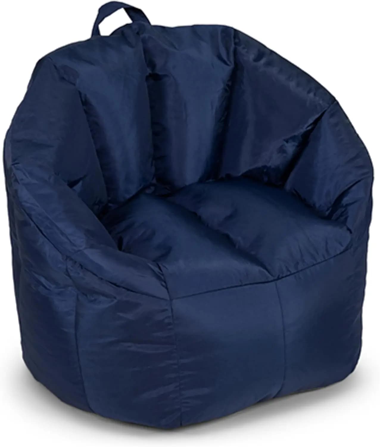 Poltrona Sacco Blu Navy Resistente per Adolescenti e Adulti, Seduta da Gaming Leggera con Tessuto Facile da Pulire, 2,5 Piedi, Ricaricabile