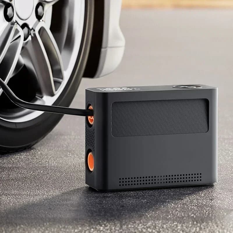 Pompa di aria portatile per gonfiaggio di pneumatici per auto senza fili OEM ODM Pompa di aria per gonfiaggio di pneumatici elettrica per auto con compressore per materasso gonfiabile