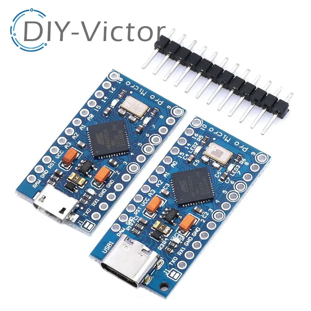 Pro Micro ATmega32U4 5V 16MHz Replace ATmega328 for Pro Mini arduino with 2 file pin header for USB interface Leonardo Mini