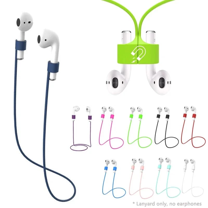 Magnetic cable for hanging rope for wireless earphones for Airpods Mi Airdots Samsung Buds Plus Wireless Headphone Neck Cord Bluetooth