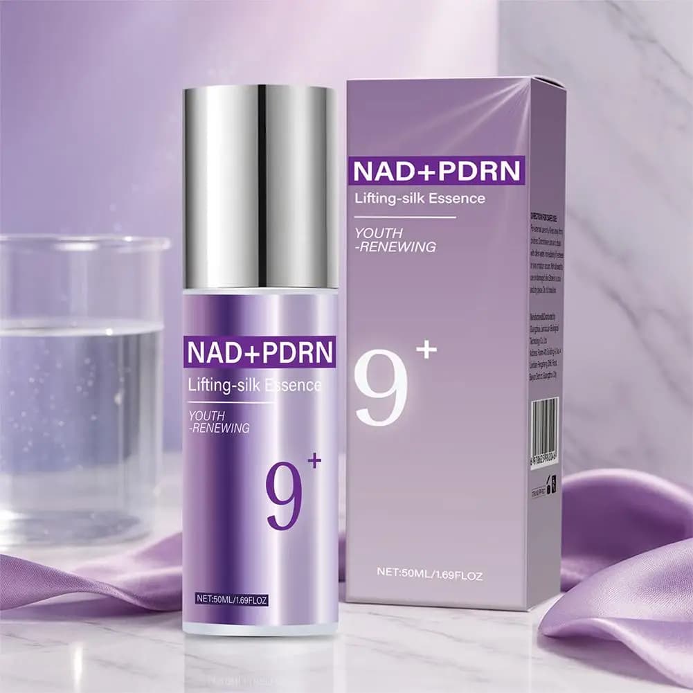 9+ NAD+ PDRN Lifting-sil Essence for Women Firming Anti-aging Fade Fine Lines NAD+ Serum For Face And Neck Skin Care