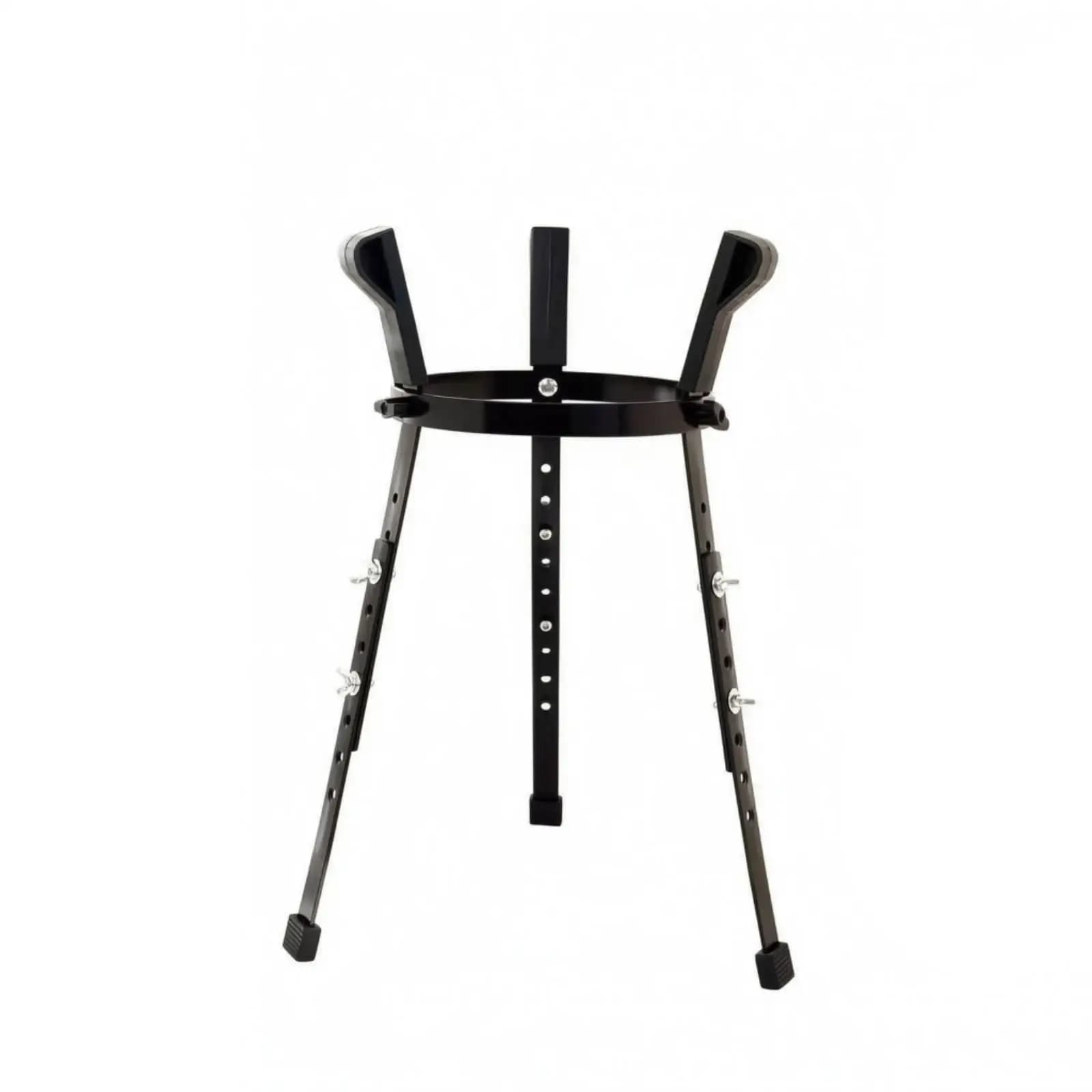 Drum Stand with Padded Cradle Tripod Support Metal Frame for 10 to 12 Inch Drum Percussion Playing