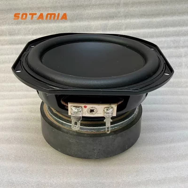 SOTAMIA 1Pcs 4 Inch Mid-woofer Speaker 6 Ohm 35W Low-frequency Super Powerful Small Steel Cannon DIY JBL Bluetooth Speaker