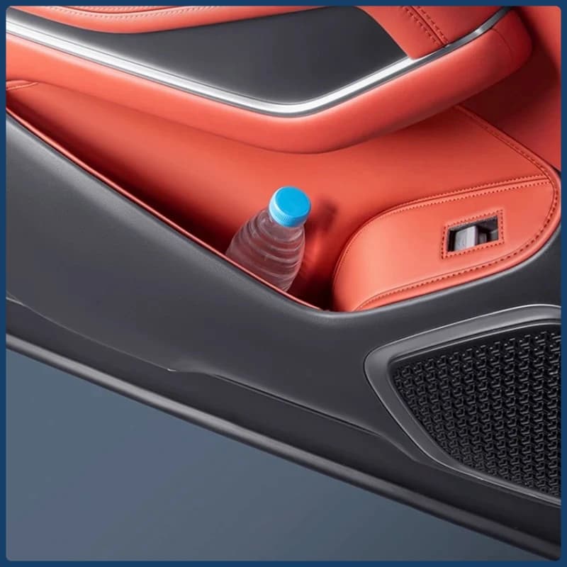 For BYD TANG L EV/DM Sealion 8 2025 2026 Door Storage Box Door Slot Mat Protective Pad Leather Car Accessories