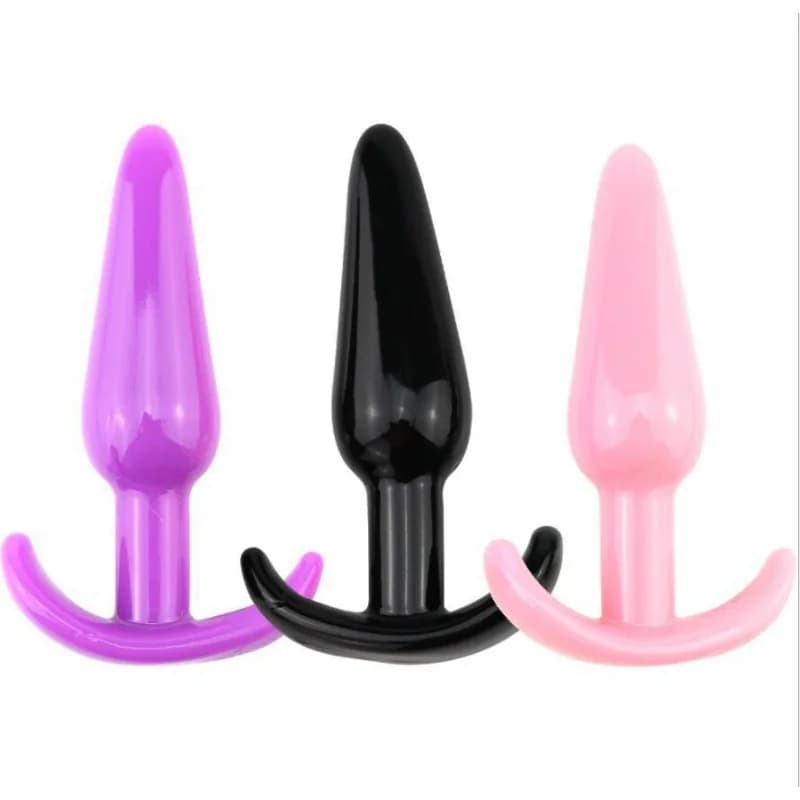 Silicone anale Dildo Butt Plug morbido massaggiatore prostatico prodotti Gay per adulti Anchor Plug anale perline giocattoli erotici del sesso per uomini donne
