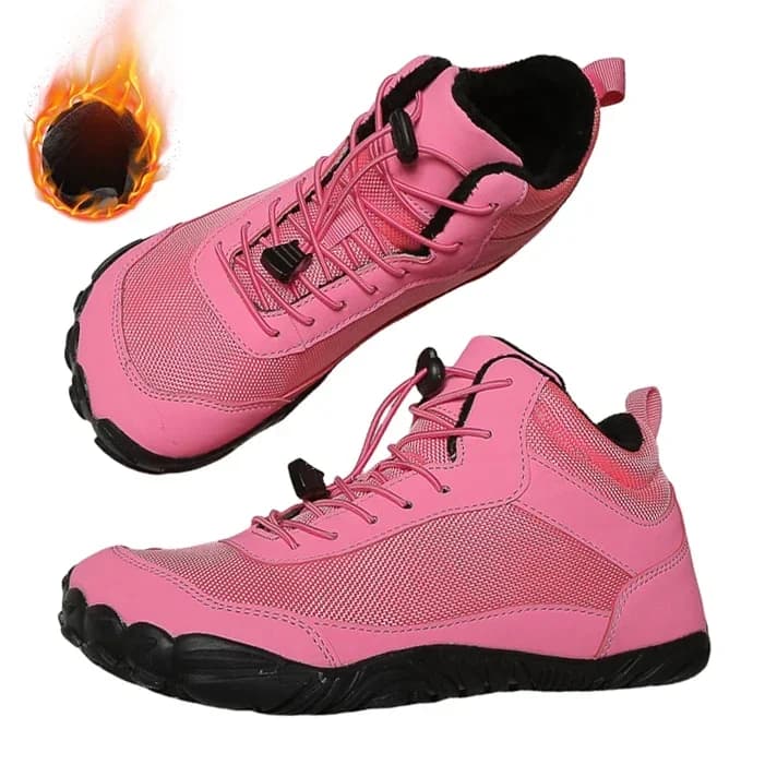 Winter Hike Barefoot Boots Womens,Minimalist Warm Zero Drop Snow Boot Slip On Barefoot Footwear Men Wide Waterproof hike
