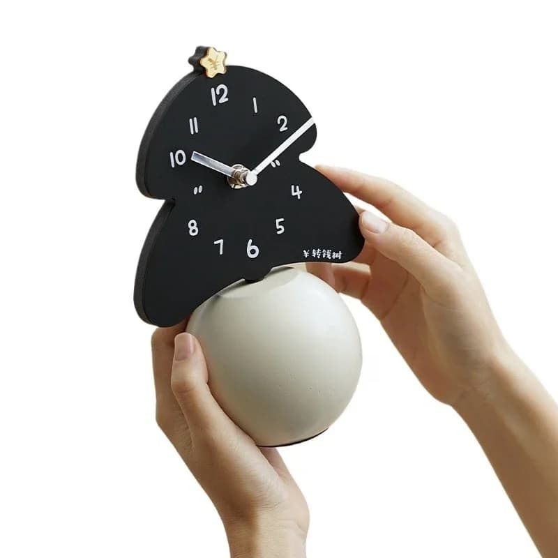 Orologio da Tavolo Creativo con Pendolo per Soggiorno