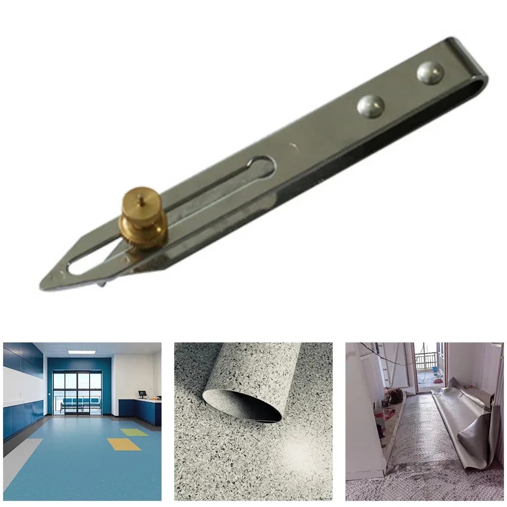 Strumento per tracciare pavimenti Recess Scriber per un taglio accurato di pavimenti in vinile e PVC con design con impugnatura ergonomica
