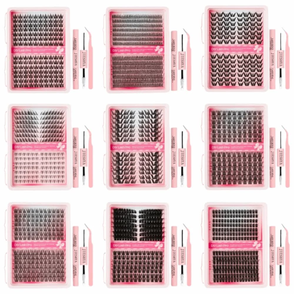 Extension 40D lashes made by you, in premium mink, with invisible band, Manga style and Cat Eye